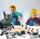 Kids Tool Set with Toy Workshop Bag and Hard Hat