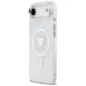 Guess IML Gradient Triangle Logo MagSafe Case for iPhone Air, Clear