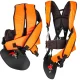 Adjustable Double Shoulder Harness for String Trimmers and Brush Cutters, Orange