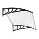 Door Canopy 150x80 cm Polycarbonate Entrance Awning Cover