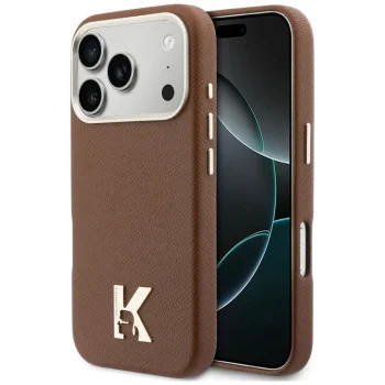 Karl Lagerfeld Karl Head Logo MagSafe Phone Case Cover iPhone 17 Pro Max - Brown