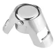 Stainless Steel Wine and Champagne Bottle Stopper AG210L, Silver