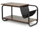 ModernHome 2-Tier Loft Style Coffee Table with Magazine Rack