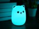 Kid\'s Silicone LED RGB Light Night Lamp, Cat