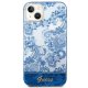 Guess Porcelain Collection Hardcase for iPhone 14 Plus Blue