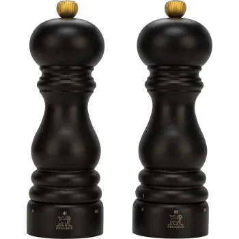 Peugeot Paris Pepper and Salt Mill Duo Set 18 cm, Chocolate