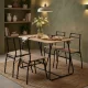 ModernHome PARIS 5 Piece Dining Table Set with 4 Chairs for Kitchen