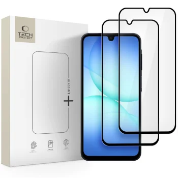 Tech-Protect Glass Fit+ Tempered Glass 2-Pack for Samsung Galaxy A16 / A26 / A17 - Black