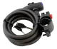 Strong Steel Cable Bicycle Lock 150 cm, Black