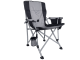 Folding Fishing and Camping Chair with Cup Holder, Grey