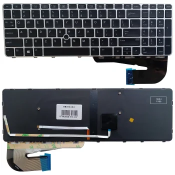 Keyboard for HP EliteBook 850 G3, 850 G4, ZBook 15u G3, US Backlit with Trackpoint