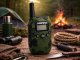 Rāciju komplekts Baofeng BF-T6 2km rādiuss 1500mAh, kamuflāžas zaļš