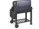 Charcoal Garden Grill with Lid, Two Grates and Thermometer
