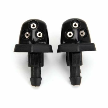 Universal Windshield Washer Nozzles 3-Hole Jet Spray Kit, Set of 2