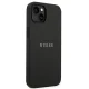 Guess Saffiano Strap Case for iPhone 14 Plus / 15 Plus Black