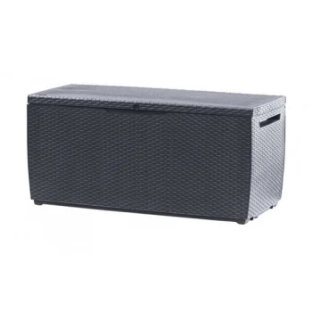 Garden Storage Box Keter Capri 305L with Bench Seat, Gray