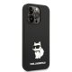 Karl Lagerfeld Silicone Choupette Case for iPhone 14 Pro Max - Black