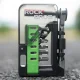 Rockbros Bike Tool Set with Mini Ratchet and Bits, Translucent Green