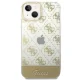 Guess 4G Pattern Script Case for iPhone 14 Plus, Gold