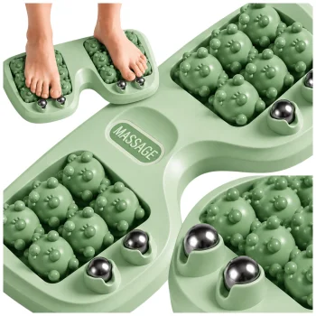 Foot Massager Roller with Metal Balls, Green