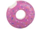 Rubber Squeaky Toy for Dogs and Cats, Donut Shape, Pink