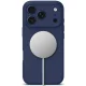 Tech-Protect Silicone MagSafe Case for iPhone 17 Pro - Navy Blue