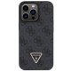 Guess iPhone 13 / 13 Pro vāciņš Crossbody 4G Metal Logo, melns