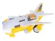 Toy Transporter Airplane with 6 Construction Vehicles