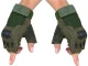 Fingerless Tactical Gloves, Size XL, Khaki
