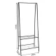Clothes Hanger Stand with Shoe Shelf 22258