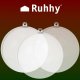 Clear Fillable Christmas Baubles for DIY Crafts Ruhhy 22277, 10cm, Set of 10