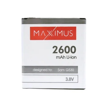 Maxximus Battery for Samsung G530 Grand Prime, 2600mAh