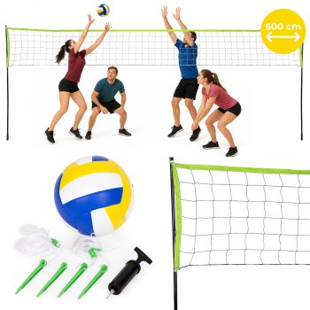 Movepro VS-5.7X2.3 Folding Volleyball and Badminton Net, 600x240 cm