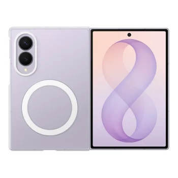 Samsung Clear Magnet Case for Galaxy Z Fold 8 0.8 mm MagSafe + 2 Films - Transparent