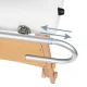 Activfizjo Paper Roll Holder for Balance Fizjo Massage Tables