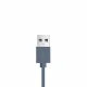 Mini USB Desk Fan, Grey
