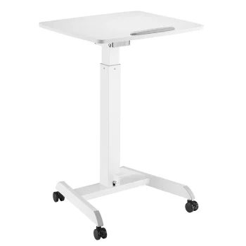 Maclean MC-892W Ergonomic Height Adjustable Desk (White)