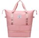 Adjustable Bag for Hiking Camping Canoeing Traveling Beach, Pink