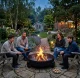 Large Cast Iron Garden Fire Pit 60 cm with Handles