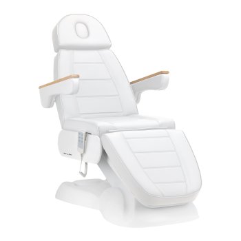 Electric Cosmetic Chair Sillon Lux 273B 3 Motors White