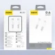 Dudao L25SC USB-C to USB-C Cable 60W 2m - White