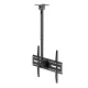 Maclean MC-173 Ceiling TV Mount 37-86\", 50kg, VESA 600x400, Black