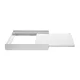Maclean MC-890 Universal Washing Machine and Dryer Stacking Kit with Shelf, White