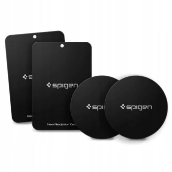 Spigen MP-4P Magnetic Plates for Car Holders Black