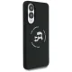 Karl Lagerfeld Case for Samsung Galaxy S25 Edge Silicone Double Heads, Black