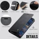 Samsung Galaxy S20 Ultra (SM-G988F) CASEME Wallet Magnetic Leather Case Cover, Black