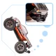 Remote Control RC Car Q901 1:16 2.4G 4CH 52 km/h, Red