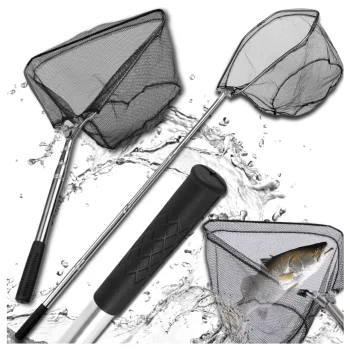 Bakalu Telescopic Fishing Landing Net 2.5 m, 39x33 cm
