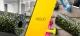 4Fizjo EPP 33 cm Smooth Massage Roller, Black/Yellow
