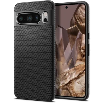 Spigen Liquid Air Case for Google Pixel 8 Pro, Matte Black